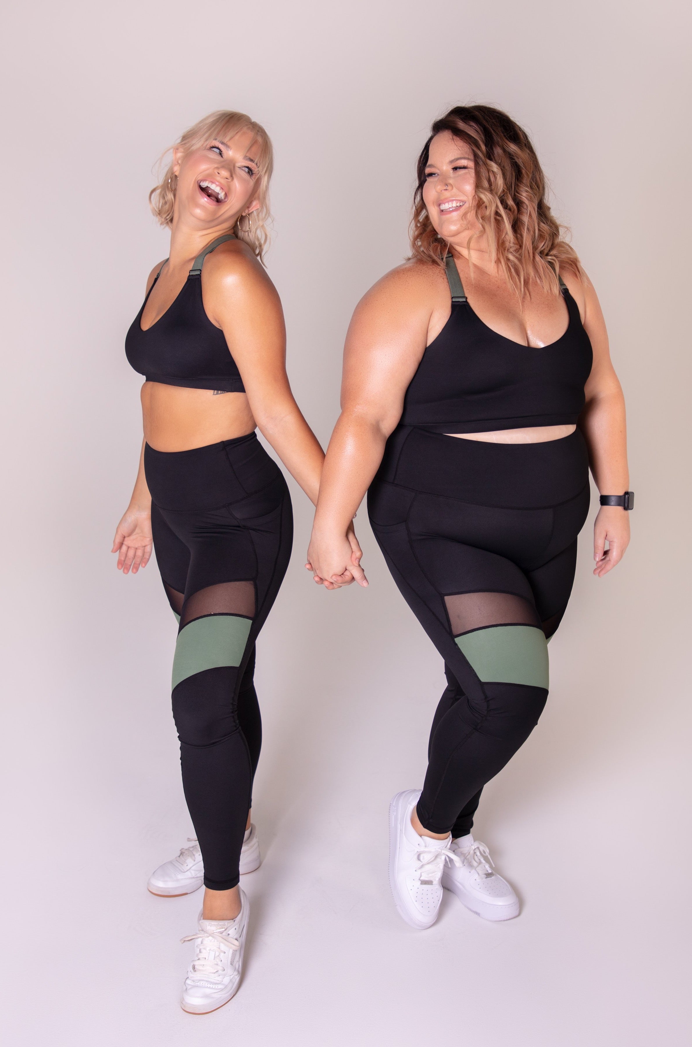 Senita Madelyn Black Workout Leggings Size XS Mesh Panels High Waist  Pockets